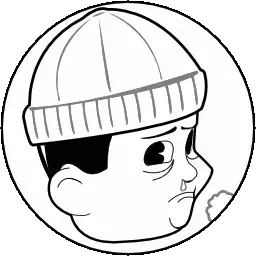 Head logo, as icon bubble.