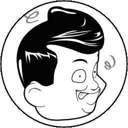 Head logo, as icon bubble.